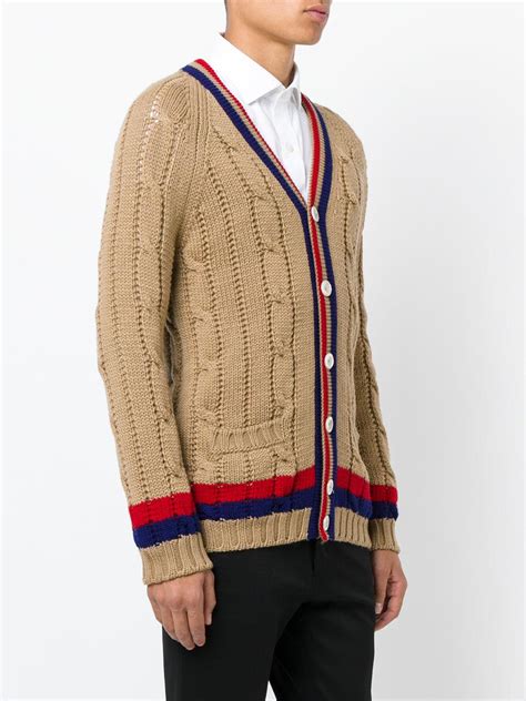 mens gucci cardigan